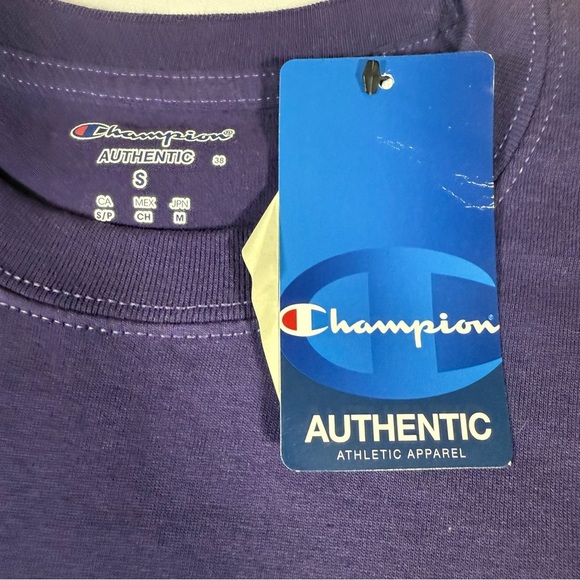 Champion Purple Rockford College Alumni Shirt - Picture 4 of 9